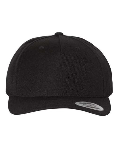 Premium Five-Panel Curved Bill Snapback Cap -  - 8160