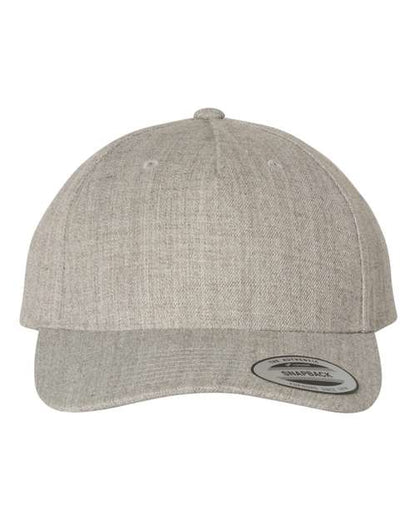 Premium Five-Panel Curved Bill Snapback Cap -  - 8160
