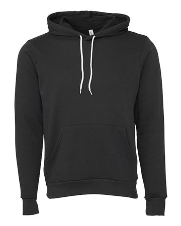 Unisex Sponge Fleece Hoodie Sweatshirt - DTG Dark Grey -  - 2768