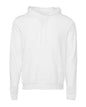 Unisex Sponge Fleece Hoodie Sweatshirt - DTG White -  - 2768