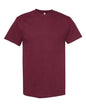 Unisex Heavyweight Cotton Tee - Burgundy -  - 8168