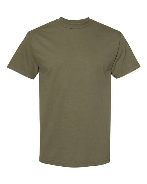 Heavyweight Cotton Tee - Military Green