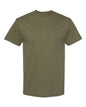 Unisex Heavyweight Cotton Tee - Military Green -  - 8168