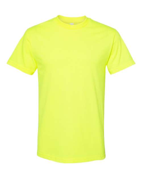 Unisex Heavyweight Cotton Tee - Safety Green -  - 8168