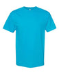 Unisex Heavyweight Cotton Tee - Turquoise -  - 8168