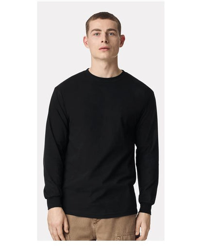 Unisex Heavyweight Cotton Long Sleeve Tee -  - 8169