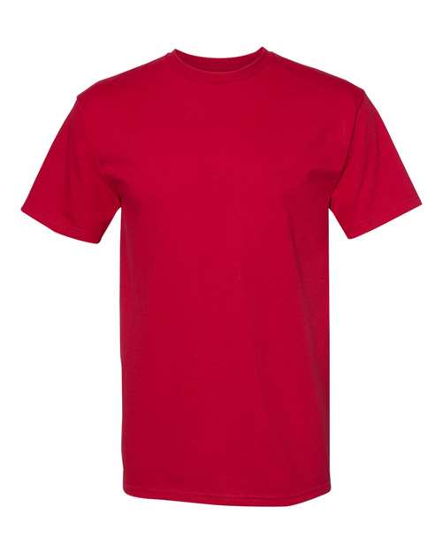 Midweight Cotton Tee - Cardinal