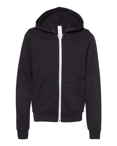 Youth Sponge Fleece Full-Zip Hoodie Sweatshirt -  - 8196 - Toronto Screen Printing- Color