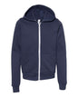 Youth Sponge Fleece Full-Zip Hoodie Sweatshirt -  - 8196