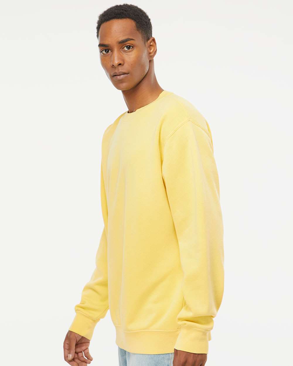 Independent Trading Co. Midweight Pigment-Dyed Crewneck Sweatshirt PRM3500