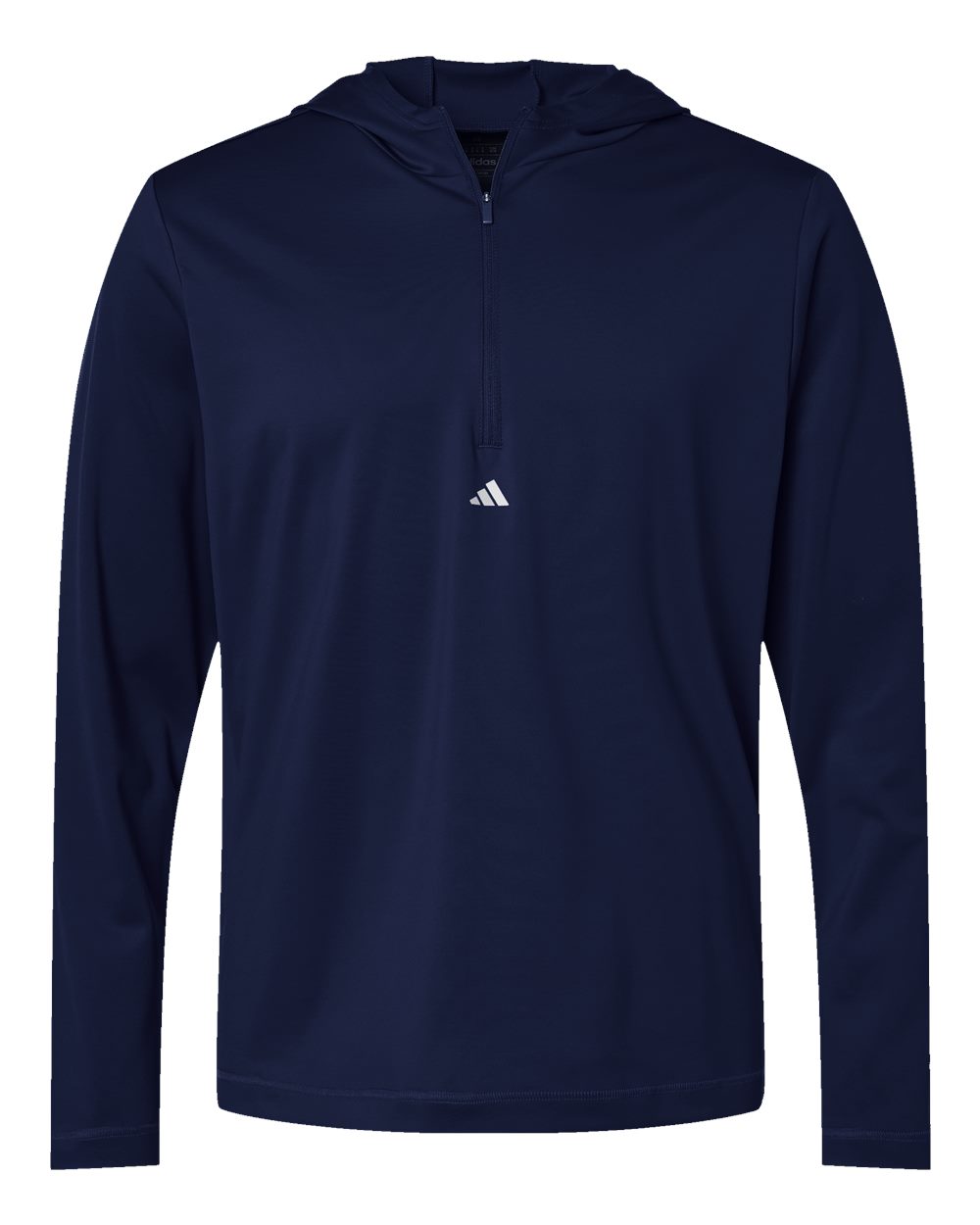 Adidas Lightweight Performance Quarter-Zip Hooded Pullover A596