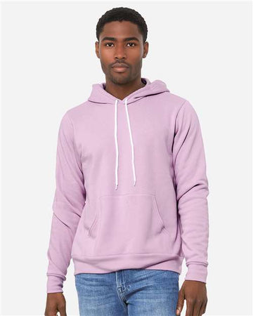 Unisex Sponge Fleece Hoodie Sweatshirt - Lilac -  - 2768