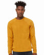 Unisex Sponge Fleece Raglan Crewneck Sweatshirt - Heather Mustard -  - 2003