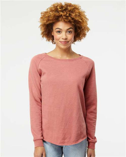 Women's California Wave Wash Crewneck Sweatshirt -  - 8811