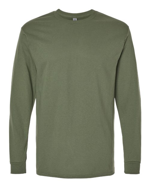 Heavy Cotton™ Long Sleeve T-Shirt - Military Green