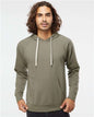 Unisex Icon Lightweight Loopback Terry Hooded Sweatshirt -  - 9126