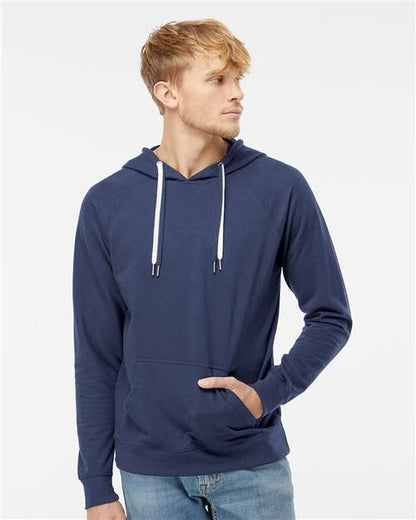 Unisex Icon Lightweight Loopback Terry Hooded Sweatshirt -  - 9126