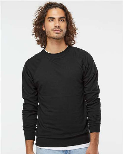 Unisex Icon Lightweight Loopback Terry Crewneck Sweatshirt -  - 9136