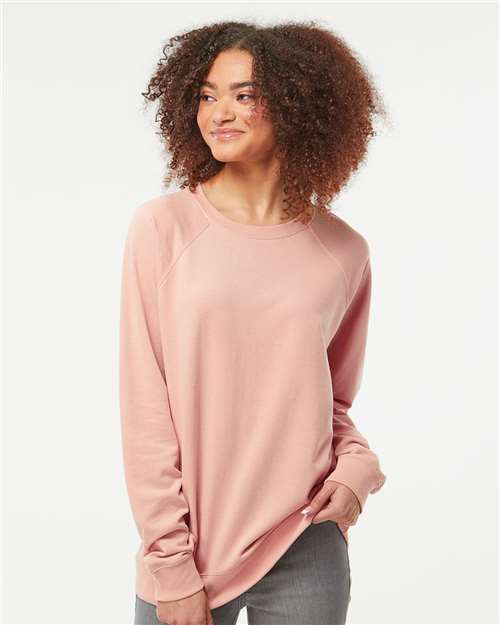Unisex Icon Lightweight Loopback Terry Crewneck Sweatshirt -  - 9136 - Toronto Screen Printing- Color