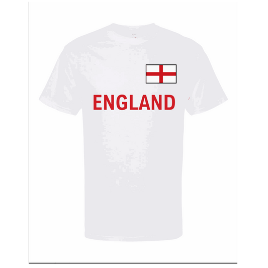 England World Football Fan Tee – White