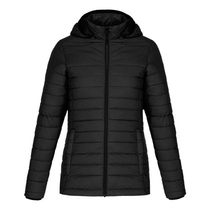 L00901 - Canyon - Ladies Puffy Jacket w/ Detachable Hood - Puffer