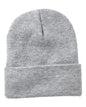12" Sherpa Lined Cuffed Beanie -  - 9265