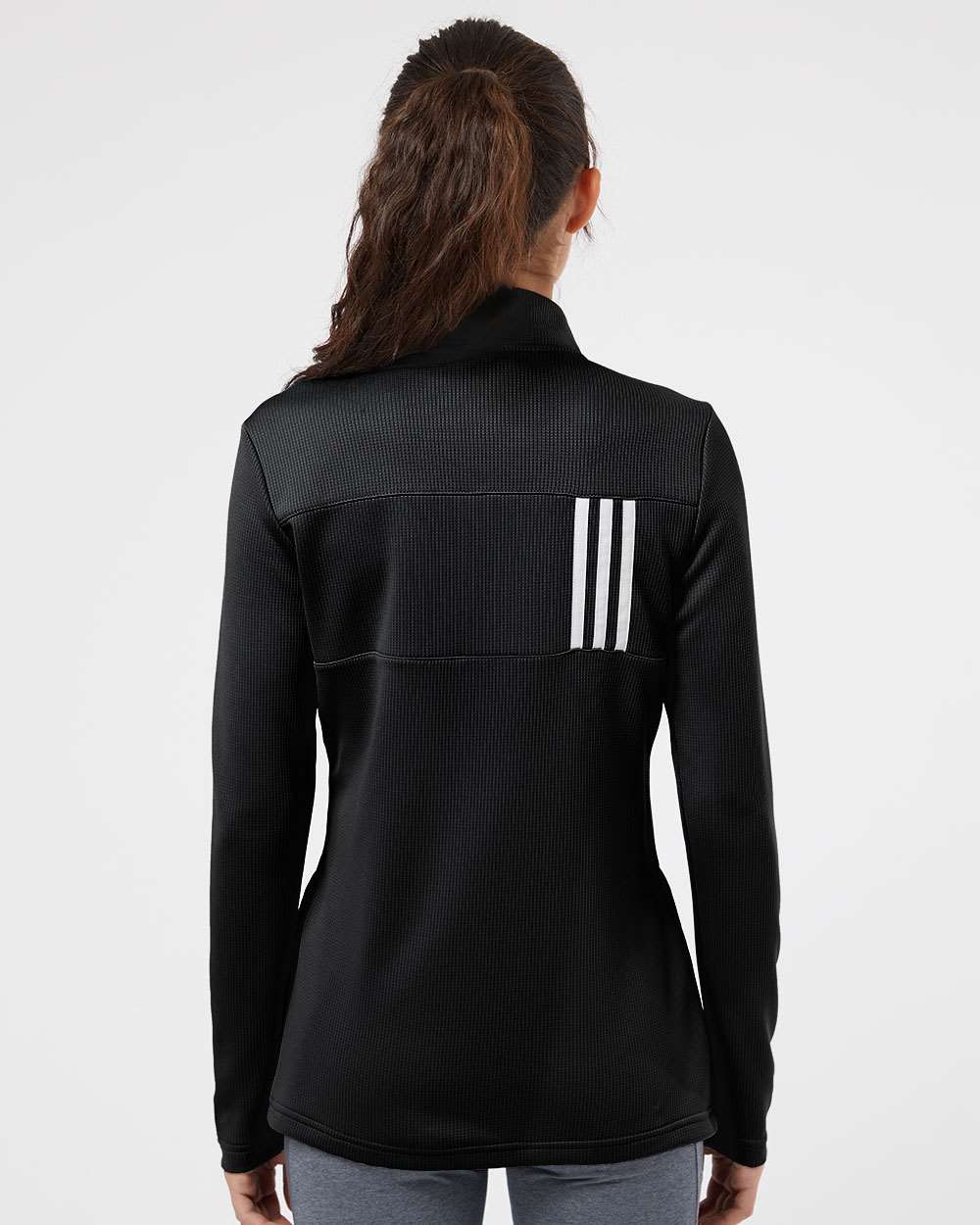 Adidas Women's 3-Stripes Double Knit Full-Zip A483