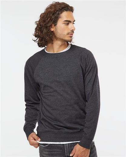 Unisex Icon Lightweight Loopback Terry Crewneck Sweatshirt -  - 9136