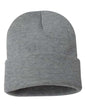 12" Solid Cuffed Beanie -  - 1411