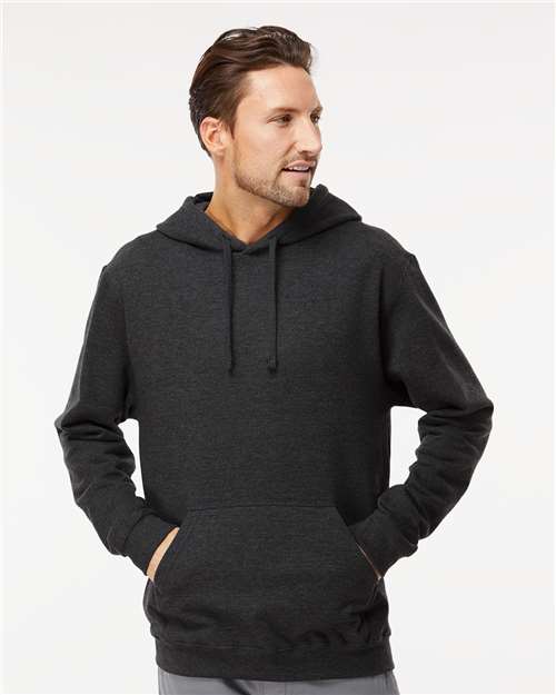 Unisex Pullover Hoodie - Jet Black Heather