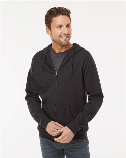 Unisex Zipper Fleece Hoodie -  - 9395