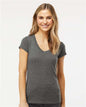 Women's Deluxe Blend V-Neck T-Shirt -  - 9419