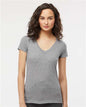 Women's Deluxe Blend V-Neck T-Shirt -  - 9419