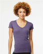 Women's Deluxe Blend V-Neck T-Shirt -  - 9419