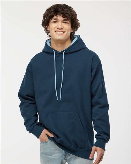 Two-Tone Hooded Sweatshirt