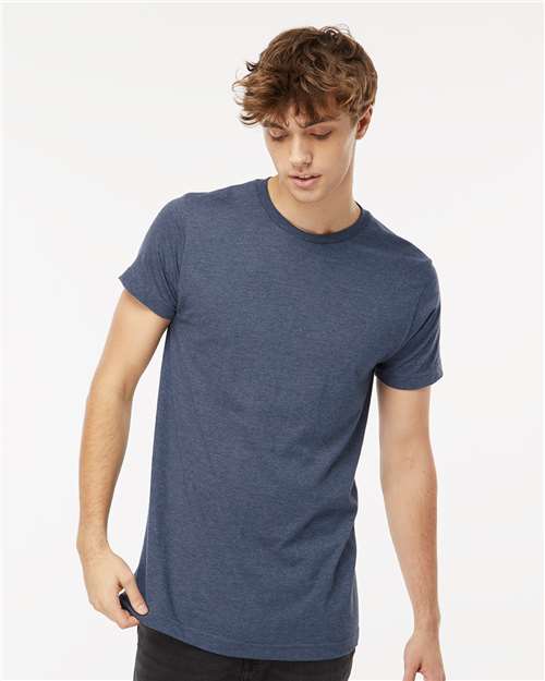 Fine Jersey T-Shirt - Heather Navy