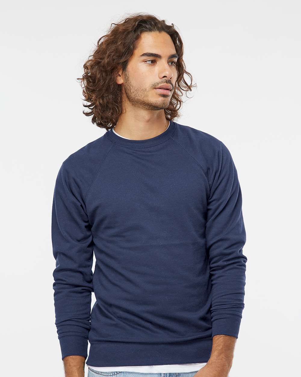 Independent Trading Co. Icon Lightweight Loopback Terry Crewneck Sweatshirt SS1000C