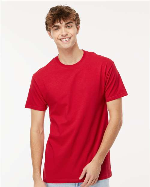 Gold Soft Touch T-Shirt - Deep Red