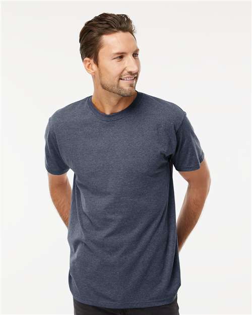 Gold Soft Touch T-Shirt - Heather Navy