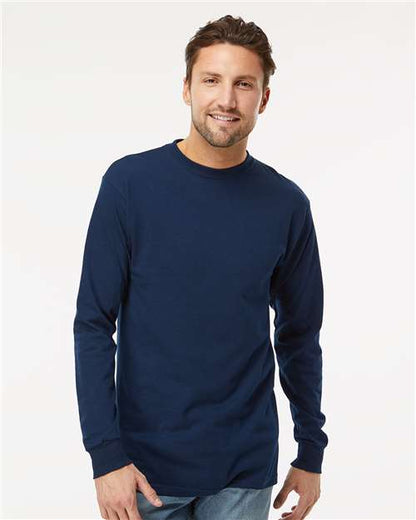 Unisex Gold Soft Touch Long Sleeve T-Shirt -  - 9460