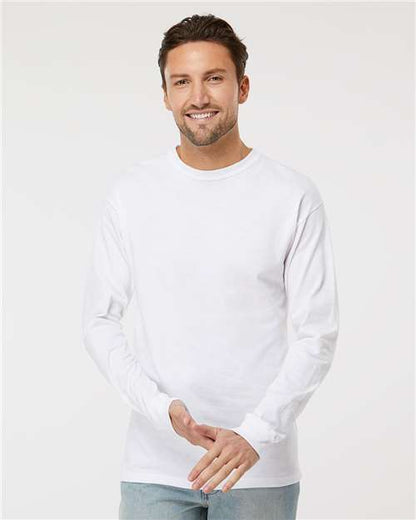 Unisex Gold Soft Touch Long Sleeve T-Shirt -  - 9460