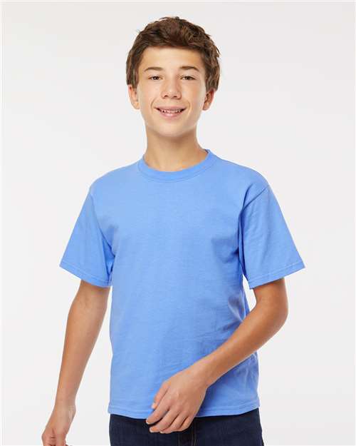 Youth Gold Soft Touch T-Shirt - Carolina Blue