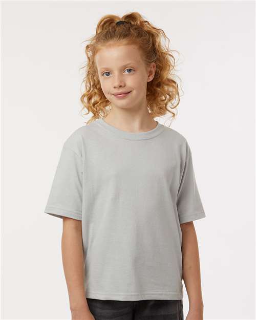 Youth Gold Soft Touch T-Shirt - Platinum