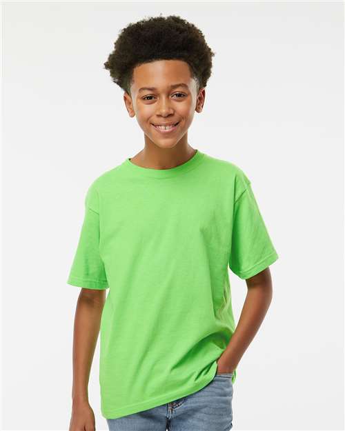 Youth Gold Soft Touch T-Shirt - Vivid Lime