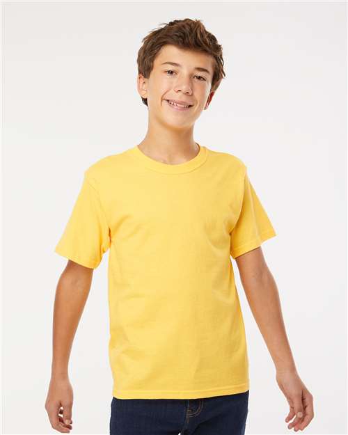 Youth Gold Soft Touch T-Shirt - Yellow