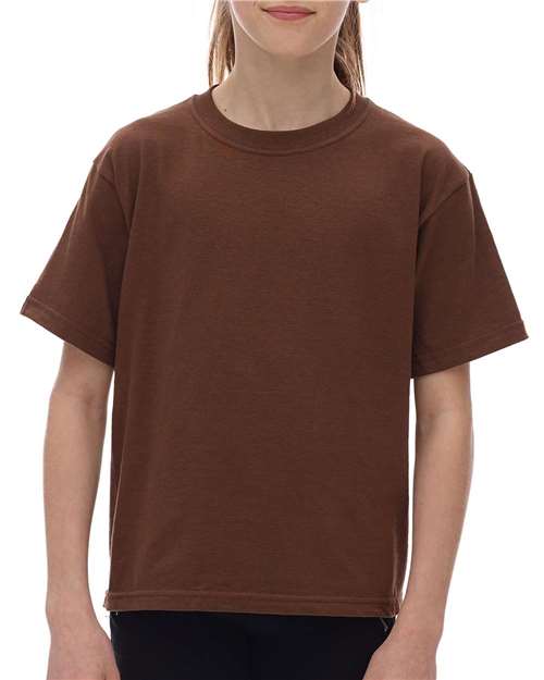 Youth Gold Soft Touch T-Shirt - Brown