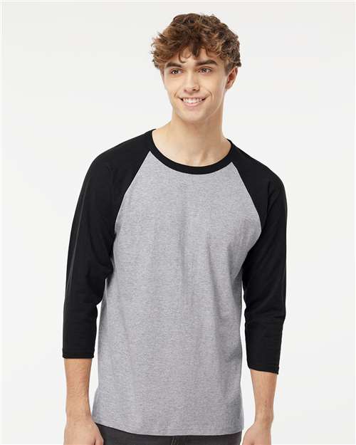 Raglan Three-Quarter Sleeve Baseball T-Shirt -  - 9478 - Toronto Screen Printing- Color