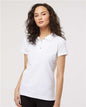 Women's Ringspun Pique Polo -  - 9547