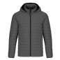 L00930 - Yukon - Men’s Puffy Jacket w/ Detachable Hood - Grey Heather / S - Puffer