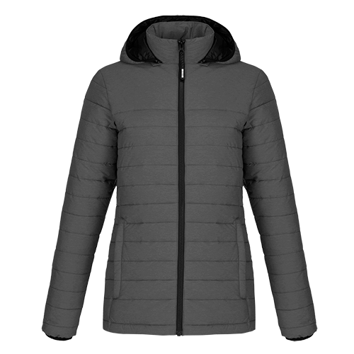 L00931 - Yukon - Ladies  Puffy Jacket w/ Detachable Hood